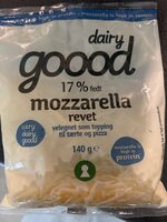 Dairy Goood Revet mozzarella 17% fedt