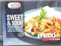 Sweet & Sour Svinemørbrad i kinesisk inspireret sauce med hvide ris