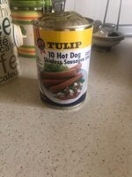 10 hot dog skinless sausages