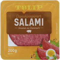 Salami Dansk skivet 200g Tulip