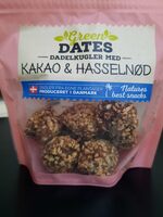 Daddelkugler hasselnød/kakao