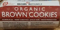Organic brown cookies