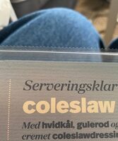 Serveringsklar coleslaw