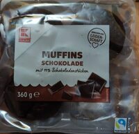 Muffins Schokolade mit 11% Schokoladenstücken