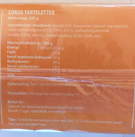 Luxus Tarteletter