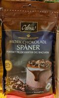 Spåner af mørk chokolade