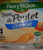 Blanc de poulet -25% de sel