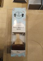 Milk chocolate spoon