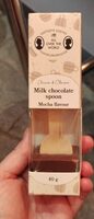 Milk chocolate spoon mocha