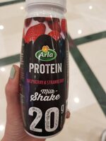 Batido de proteinas de fresa