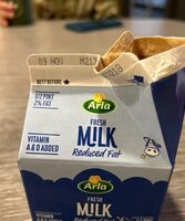 Arms fresh milk