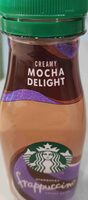 Creamy mocha delight Frappucino