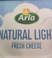 Natural light fresh cheese