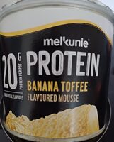 Banana toffee mousse