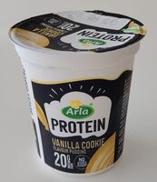 Protein vanilla cookie flavour pudding