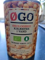 Økologiske kikærter i vand
