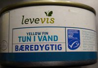 Yellow fin tun i vand