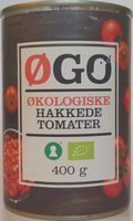 Økologiske hakkede tomater