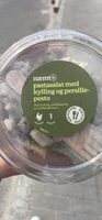 Pastasalat med kylling og persillepesto