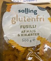 Fusili af majs og kikærter