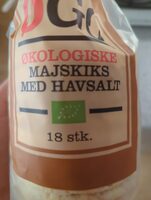 Økologiske Majskiks Med Havsalt