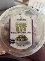 Grønne Oliven Med Hvidløg