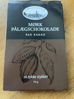 Mørk Pålægschokolade 56%