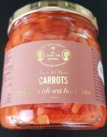 Carrots pickled with sea buckthorn
