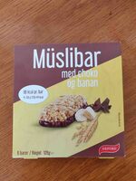 Müslibar med choko & banan