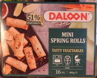 Mini spring rolls vegetable