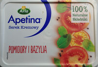 Serek kremowy z pomidorami i bazylią