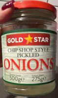 GOLD STAR CHIP SHOP STYLE PICKLED ONIONS Declared