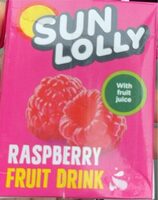 Sun Lolly Frugtdrik m. hindbærsmag
