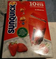 Wassereis Erdbeere