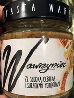 Wawrzyniec ze słodką cebulką i suszonymi pomidorami