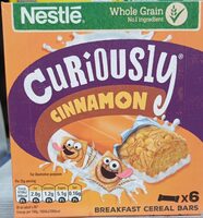 Nestle curiously cinnamon breakfast cereal bar
