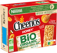 NESTLE CHEERIOS BIO Barres de céréales 4x22g