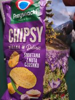 Chipsy Śmietana Z Czosnkiem
