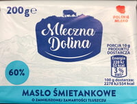 Reduced-fat creamery butter