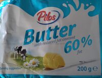 Butter with reduced fat content
