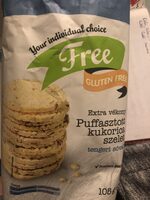 Extra vékony puffasztott kukorica szelet