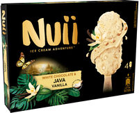 White chocolate & Java vanilla