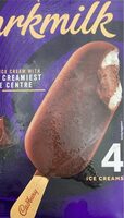 Darkmilk Creamy Vanilla Ice Cream with the Richest Creamiest Chocolate Centre