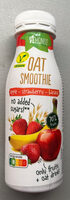 Ovesné smoothie s banánem, jahodami a jablkem