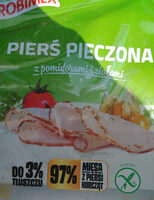 Pierś pieczona z pomidorami i ziołami