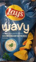 Wavy sour cream&herbs