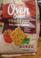 Oven Baked krakersy czerwona papryka