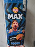 Chipsy lays max karbowane o smaku papryki