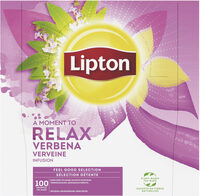Lipton Infusion Verveine 100 sachets fraîcheur