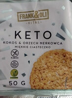 Keto kokos i orzech nerkowca miękkie ciasteczko